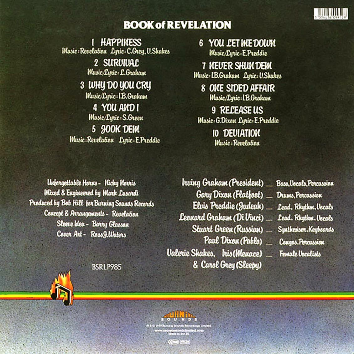 Revelation - Book Of Revelation (ltd. ed.) (180g) Vinyl Record