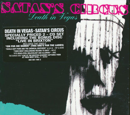 Death In Vegas Satan's Circus 23 tracks 2xCD marked/ltd stock deluxe 3 fold digipak Music CD