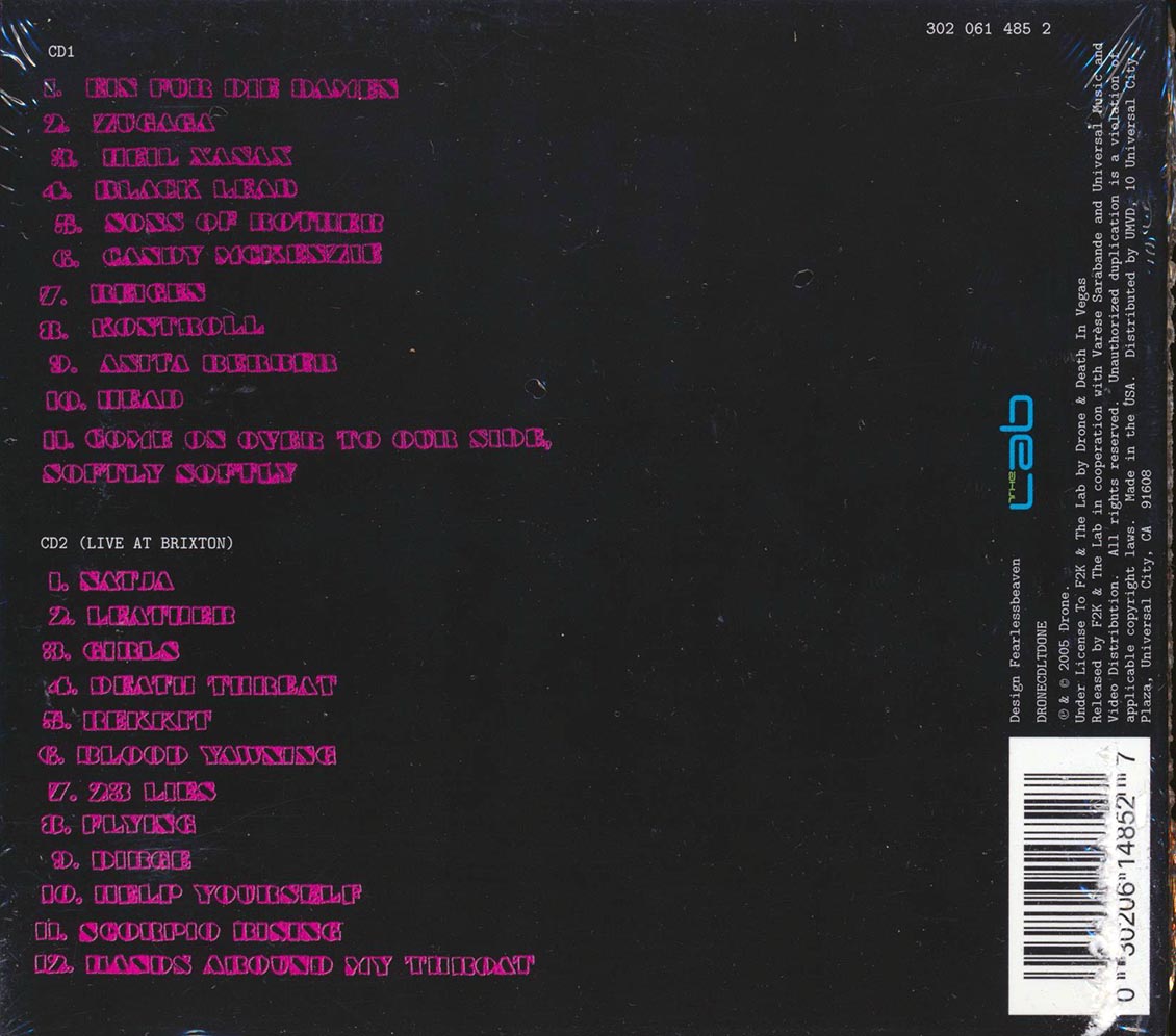 Death In Vegas Satan's Circus 23 tracks 2xCD marked/ltd stock deluxe 3 fold digipak Music CD