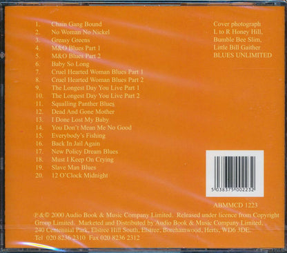 Bumble Bee Slim - Baby So Long (20 tracks) Music CD