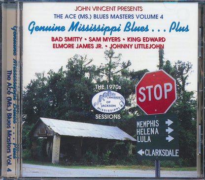 Elmore James, Bad Smitty, Sam Myers, Etc. - John Vincent Presents Genuine Mississippi Blues Plus: The Ace (Ms.) Blues Masters Volume 4 Music CD