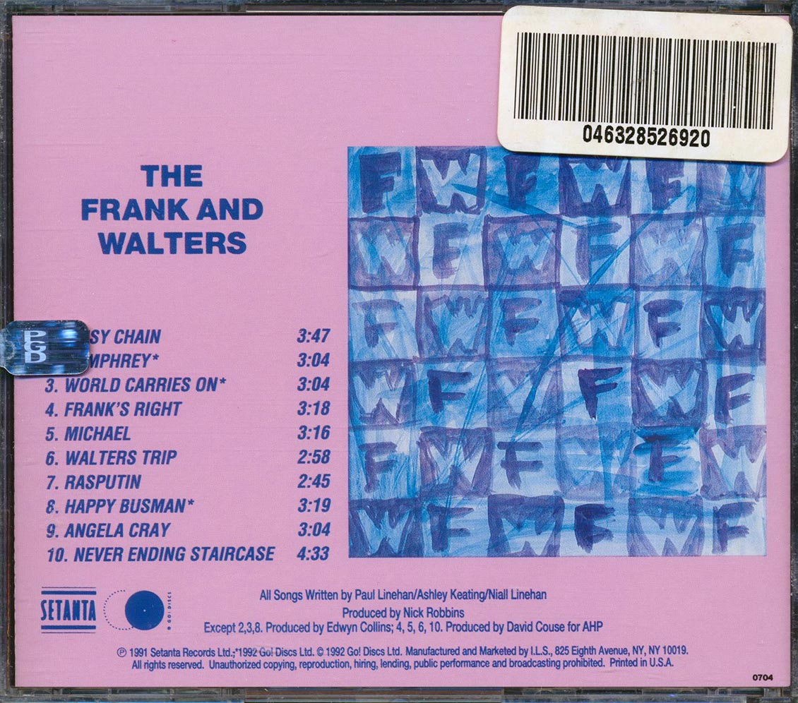 The Frank And Walters - The Frank And Walters (marked/ltd stock) Music CD