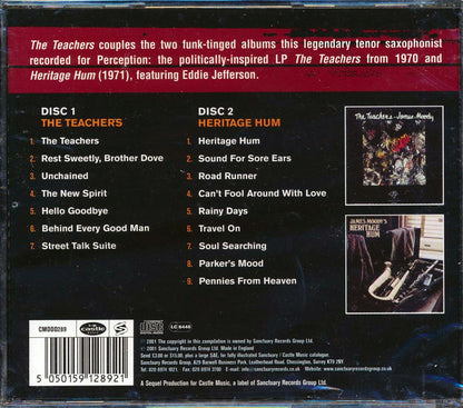 James Moody - The Teachers + Heritage Hum (2 albums on 1 CD) (2xCD) Music CD