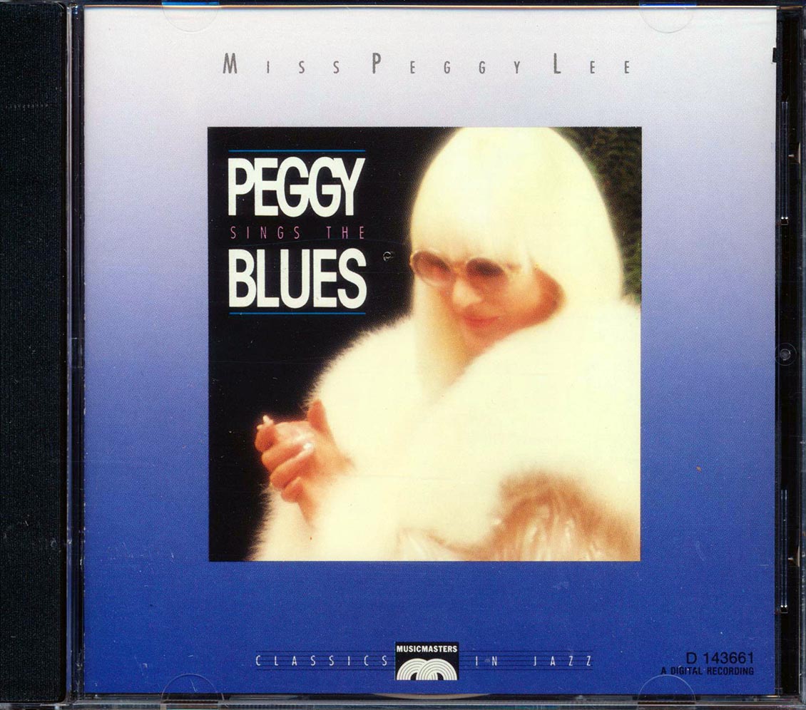 Miss Peggy Lee - Sings The Blues (marked/ltd stock) Music CD