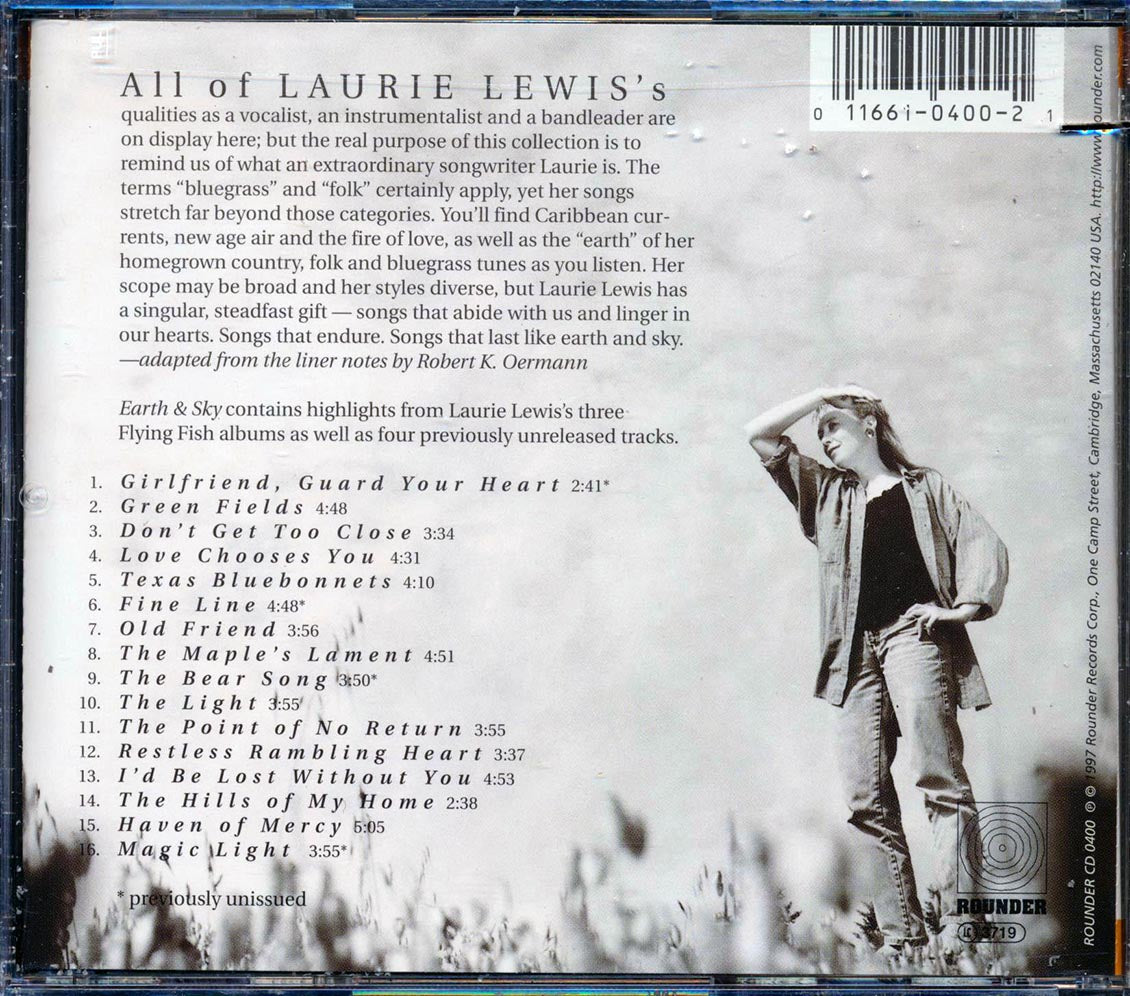 Laurie Lewis - Earth & Sky: Songs Of Laurie Lewis (incl. large booklet) (marked/ltd stock) Music CD