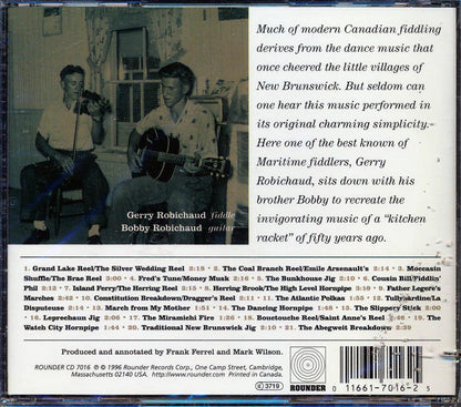 The Robichaud Brothers - The Slippery Stick: Traditional Fiddling From New Brunswick (incl. large booklet) (marked/ltd stock) Music CD