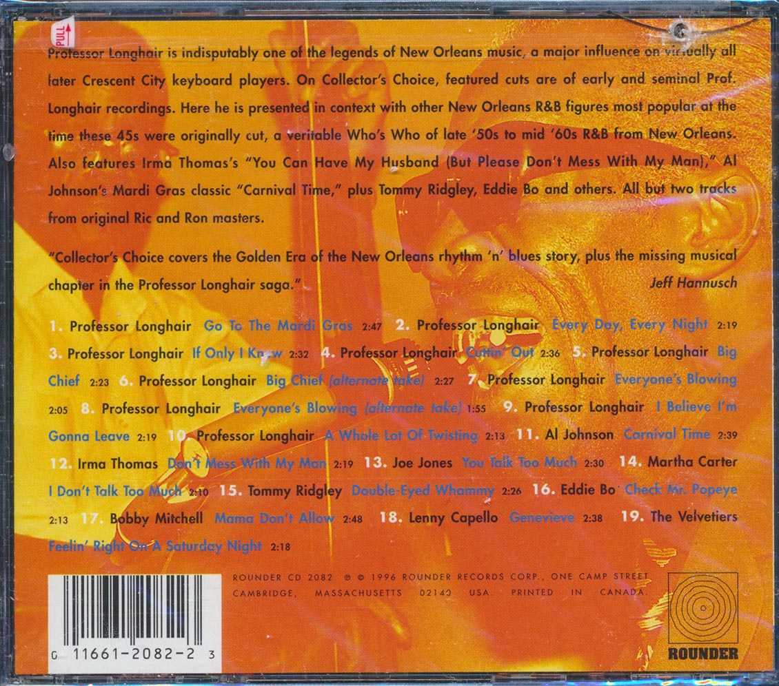 Professor Longhair, Bobby Mitchell, Tommy Ridgley, Etc. - Collector's Choice Featuring Professor Longhair (marked/ltd stock) Music CD