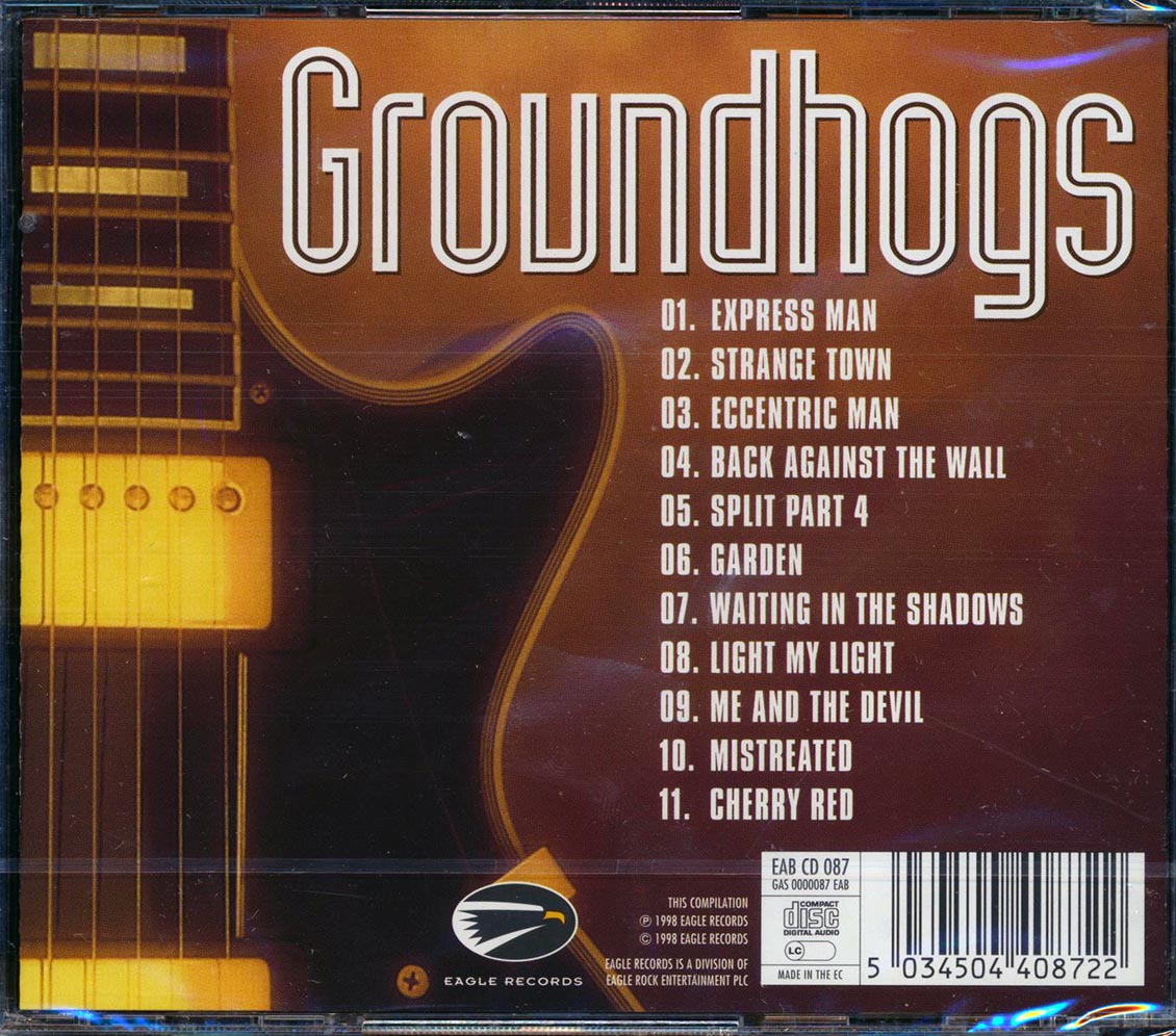 Groundhogs The Masters Live! Music CD