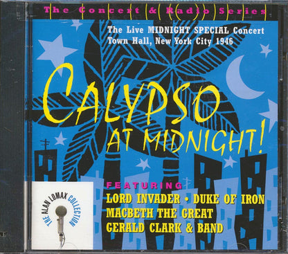 Lord Invader, Duke Of Iron, Macbeth The Great, Etc. - Calypso At Midnight: The Live Midnight Special Concert, Town Hall, New York City, 1946 (incl. large booklet) (marked/ltd stock) Music CD