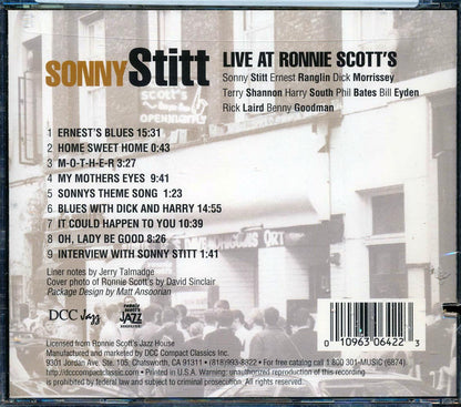 Sonny Stitt - Live At Ronnie Scott's (marked/ltd stock) Music CD