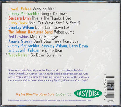Lowell Fulson, Ted Hawkins, Smokey Wilson, Etc. - Big City Blues West Coast Style (marked/ltd stock) Music CD