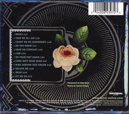 Tonic - Head On Straight Music CD