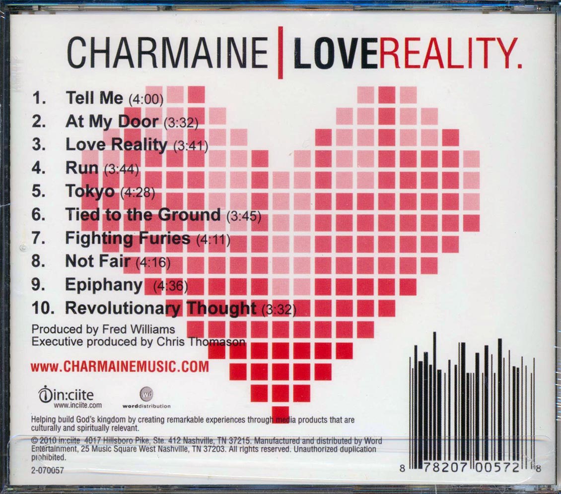 Charmaine - Love Reality Music CD
