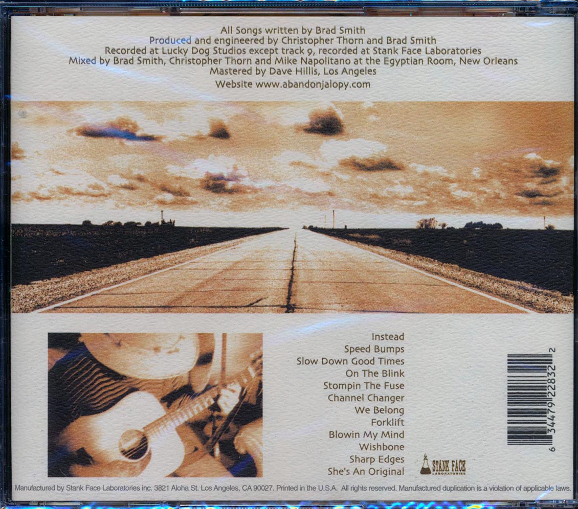 Abandon Jalopy - Mercy Music CD