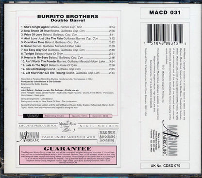 Burrito Brothers Double Barrel marked/ltd stock Music CD