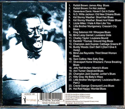 Jelly Roll Morton, Rabbit Brown, Kid Stormy Weather, Etc. - New Orleans Blues Music CD