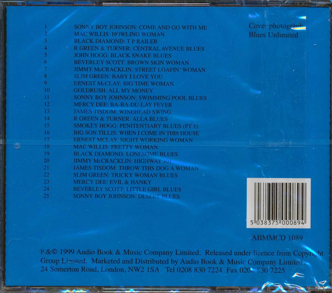 Sonny Boy Johnson, Black Diamond, John Hogg, Etc. - West Coast Down Home Blues (incl. large booklet) Music CD