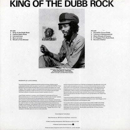 Sir Coxsone Sound - King Of The Dub Rock Part 1 Vinyl Record