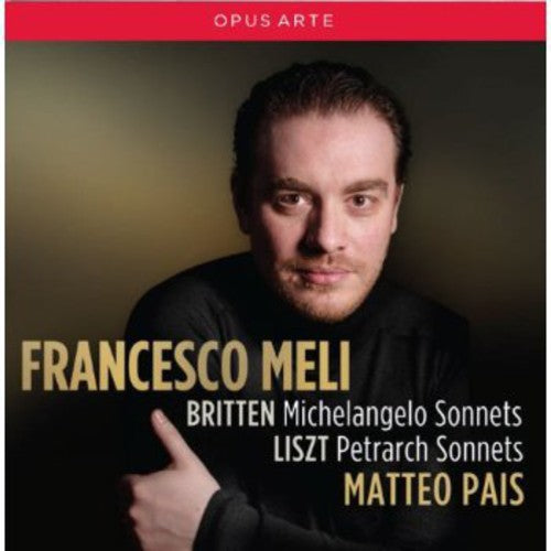 the album cover for Francesco Meli - Michelangelo Sonnets / Petrarch Sonnets