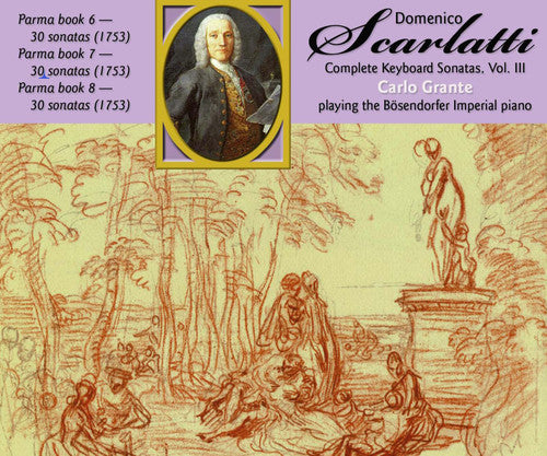 the album cover for Carlo Grante - Complete Keyboard Sonatas 3
