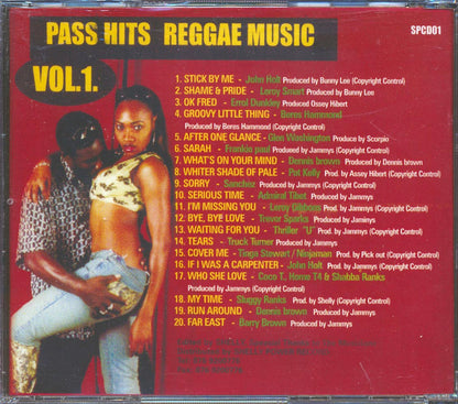 Sluggy Ranks, Barry Brown, Chuck Turner, Admiral Tibet, Etc. - Pass Hits Reggae Music Volume 1 (20 tracks) Music CD