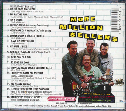 Deke Dickerson & The Ecco-Fonics - More Million Sellers (marked/ltd stock) Music CD