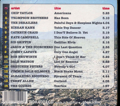 Jimmie Dale Gilmore, The Derailers, Kate Campbell, Etc. - Viva Americana (incl. large booklet) Music CD
