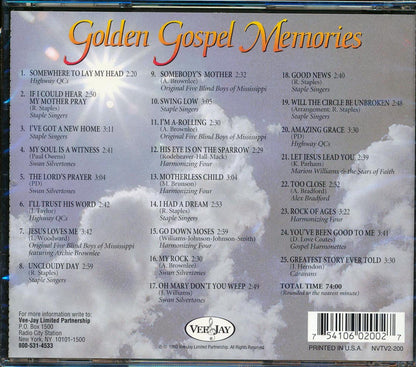 Staple Singers Swan Silvertones Highway QCs Etc Golden Gospel Memories Music CD