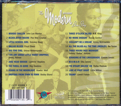 Etta James, Floyd Dixon, Pee Wee Crayton, John Lee Hooker, Etc. - The Modern Records Blues Story (20 tracks) (marked/ltd stock) Music CD