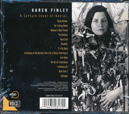 Karen Finley - A Certain Level Of Denial (incl. large booklet) (marked/ltd stock) Music CD