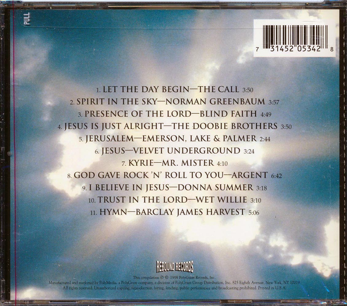 Donna Summer, The Doobie Brothers, The Call, Etc. - Built On Solid Rock: Rock 'N' Roll Gospel Music CD