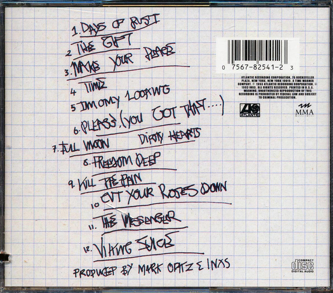 INXS - Full Moon, Dirty Hearts (incl. large booklet) (marked/ltd stock) Music CD