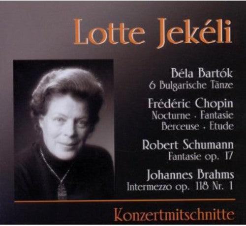 Bartok / Jekeli,lotte - Konzertmitschnitte - Music CD