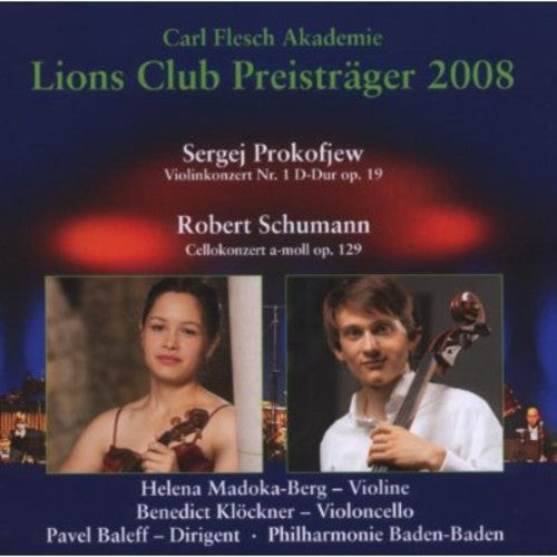 the album cover for Helena Madoka-Berg, Philharmonie Baden-Baden, Pavel Baleff - Lions Club Preistraeger 2008