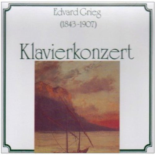 the album cover for E. GRIEG - Piano Concertos