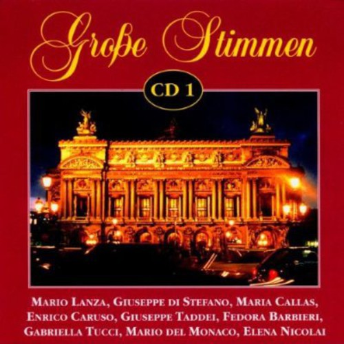 Verdi / Lanza / Callas / Distefano / Tucci - Great Voices 1 - Music CD