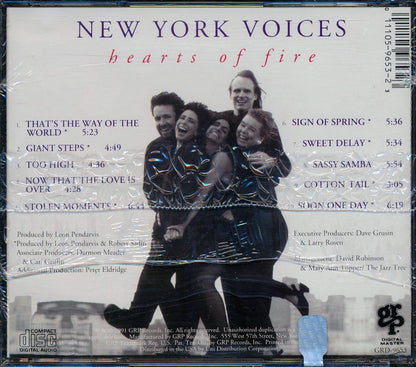 New York Voices - Hearts Of Fire Music CD