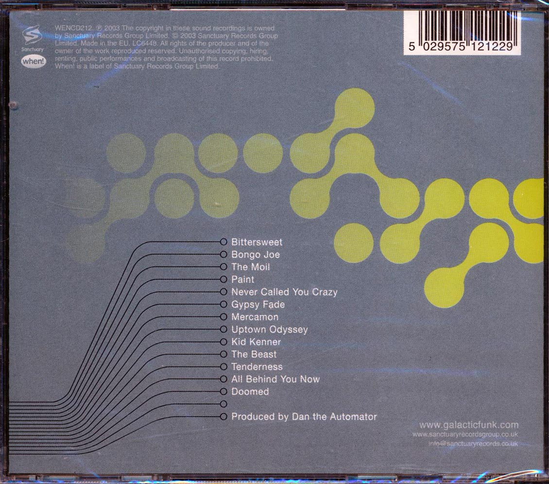 Galactic - Ruckus Music CD
