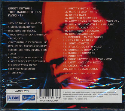 Woody Guthrie - This Machine Kills Fascists (20 tracks) Music CD