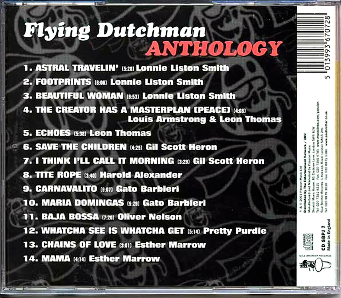 Gil Scott Heron, Bernard Purdie, Leon Thomas, Etc. - Flying Dutchman Anthology Music CD