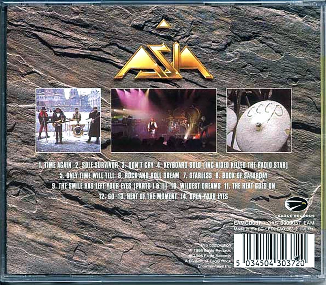 Asia - Live In Moscow (marked/ltd stock) Music CD