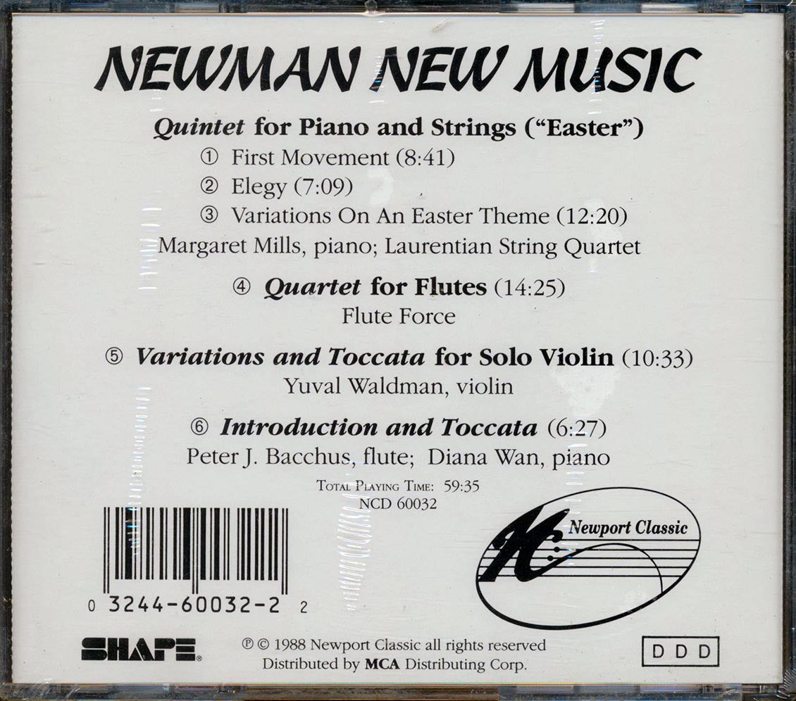 Newman New Music Music CD