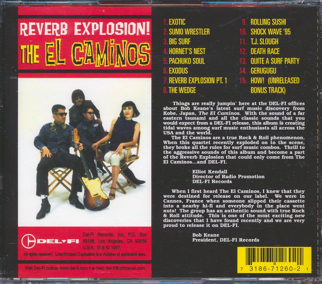 El Caminos - Reverb Explosion! Music CD
