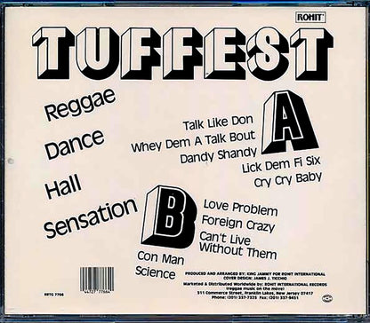 Tuffest - Reggae Dance Hall Sensation Music CD