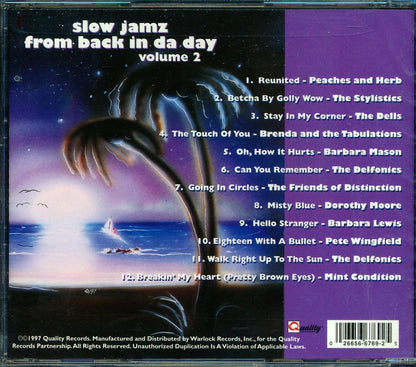 Peaches & Herb, The Delfonics, The Dells, Etc. - Slow Jamz From Back In Da Dayz 2 Music CD