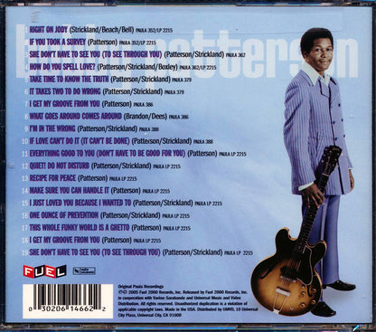 Bobby Patterson Soul Of The Man Music CD