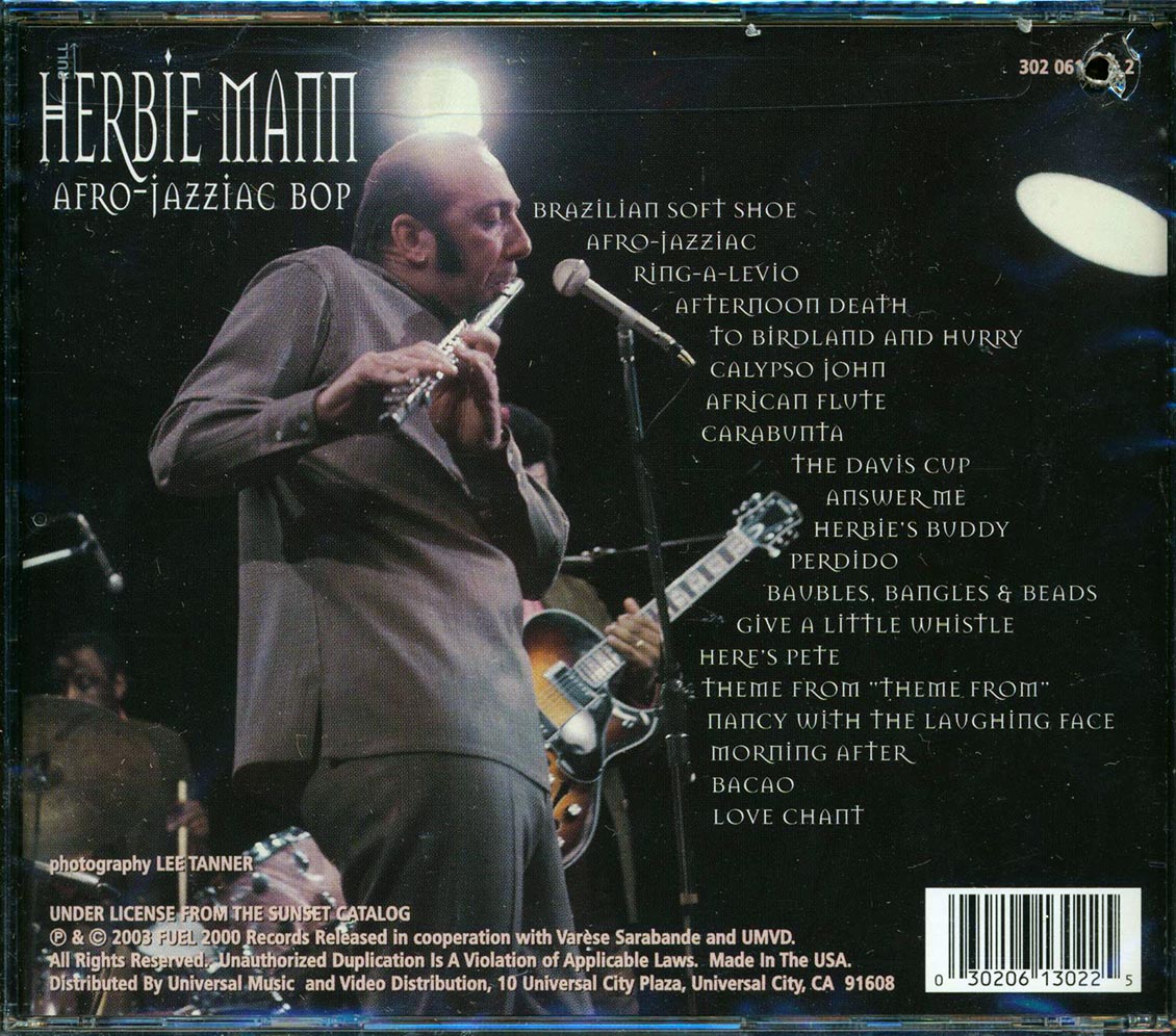 Herbie Mann - Afro-Jazziac Bop (marked/ltd stock) Music CD