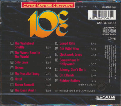 10CC - 10CC Castle Masters Collection Music CD