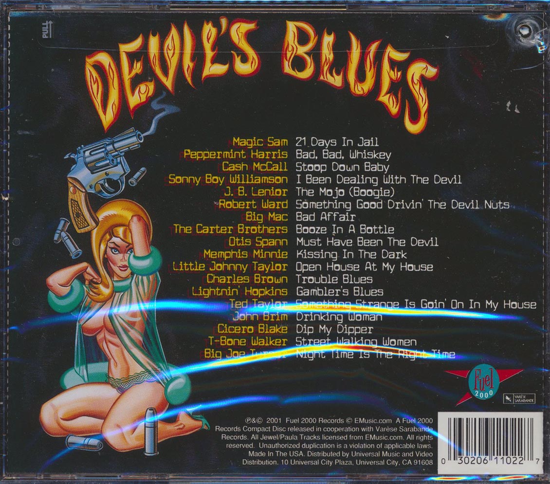 Lightnin' Hopkins, T-Bone Walker, Big Joe Turner, JB Lenoir, Etc. - Devil's Blues (marked/ltd stock) Music CD
