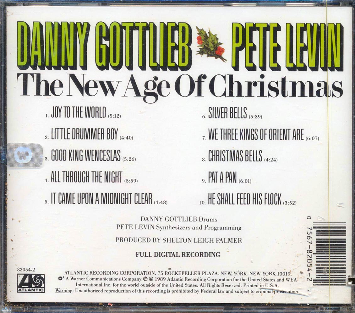 Danny Gottlieb Pete Levin New Age Of Christmas marked/ltd stock Music CD